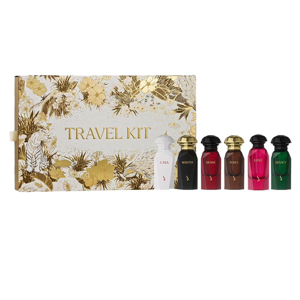 طقم سفر سجنتشر من دخوني - Signature Travel Kit by Dukhooni | 6 عطور 30 مل
أصلي 100%