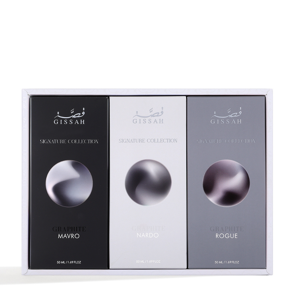 مجموعة جرافايت من عطور قصة - 3 حبات