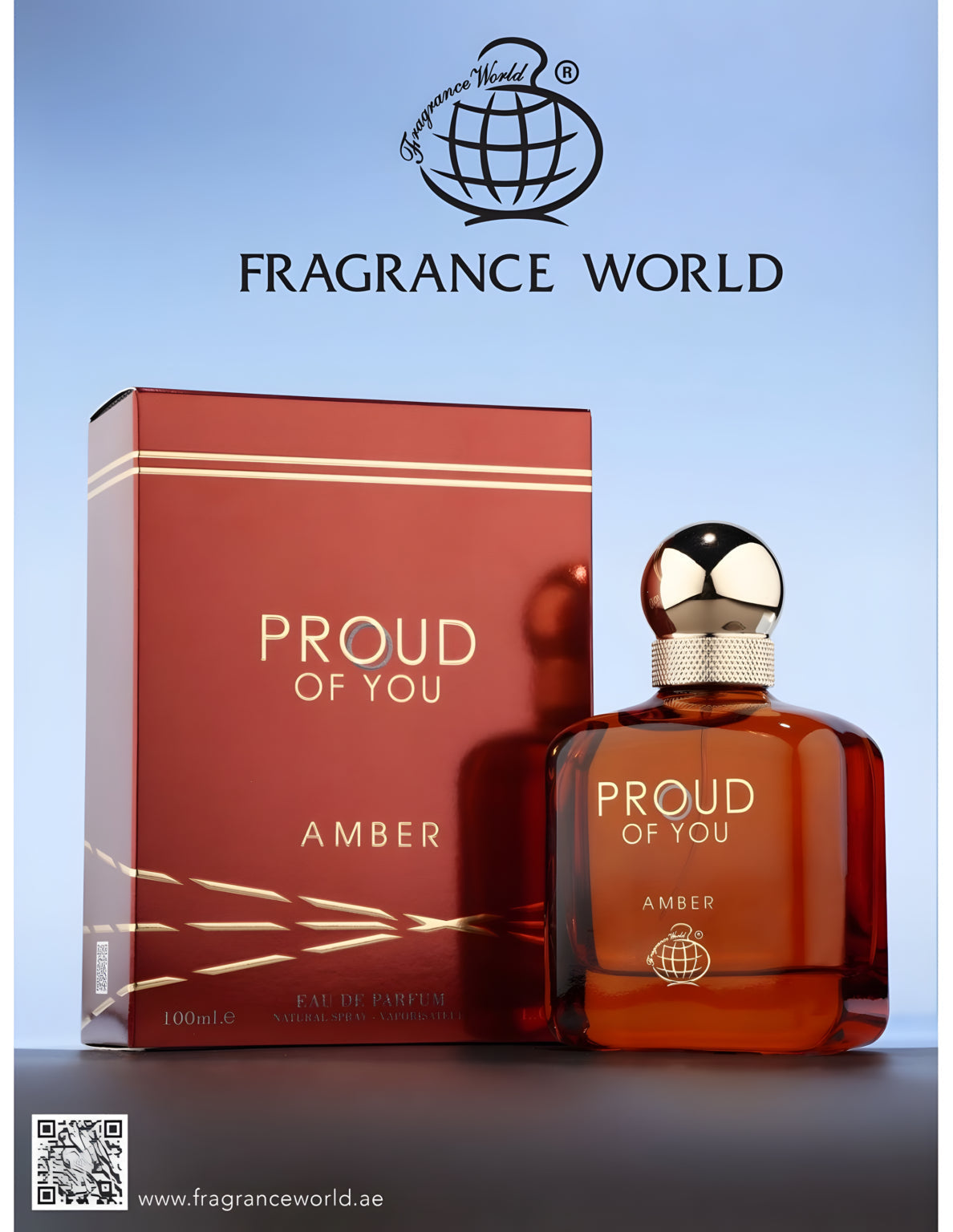 عطر براود أوف يو عنبر من فراغرانس وورلد 100 مل