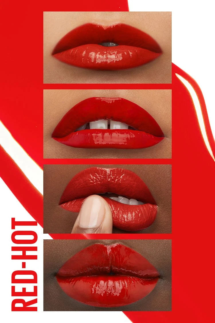 ميبلين سوبر ستاي فينيل انك احمر شفاه سائل من ميبيلين درجة RED HOT
