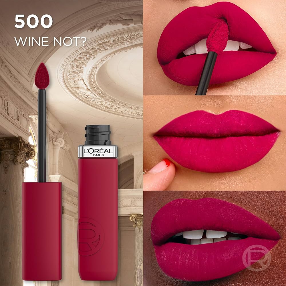 روج سائل انفاليبل مات ريزيستانس درجة 500 (Wine Not?) من لوريال باريس