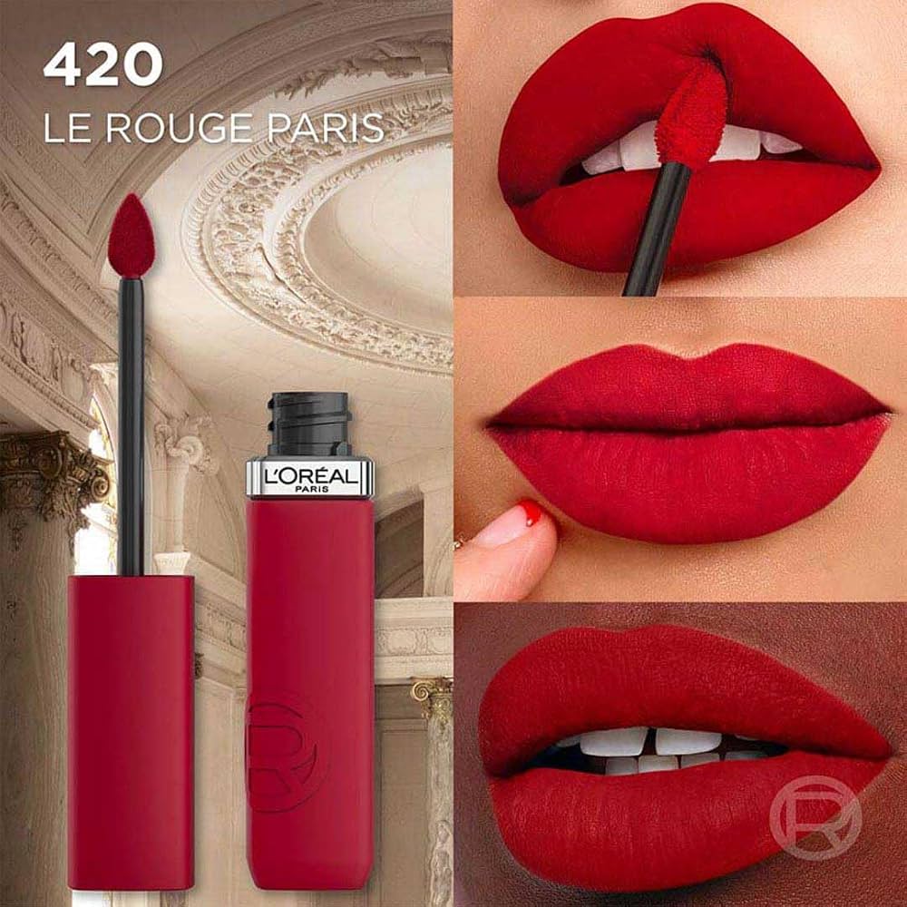 روج سائل انفاليبل مات درجة 420 (Le Rouge Paris) من لوريال باريس