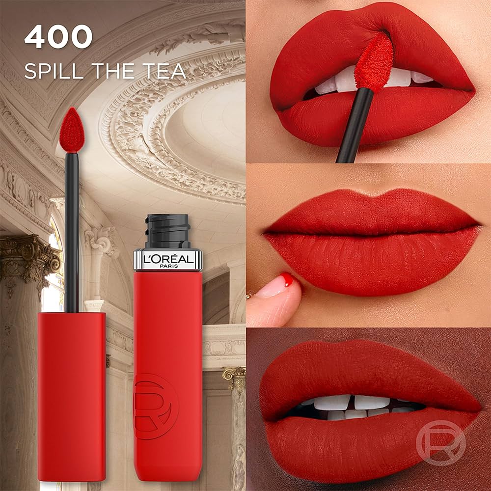 روج سائل انفاليبل مات درجة 400 (Spill The Tea) من لوريال باريس