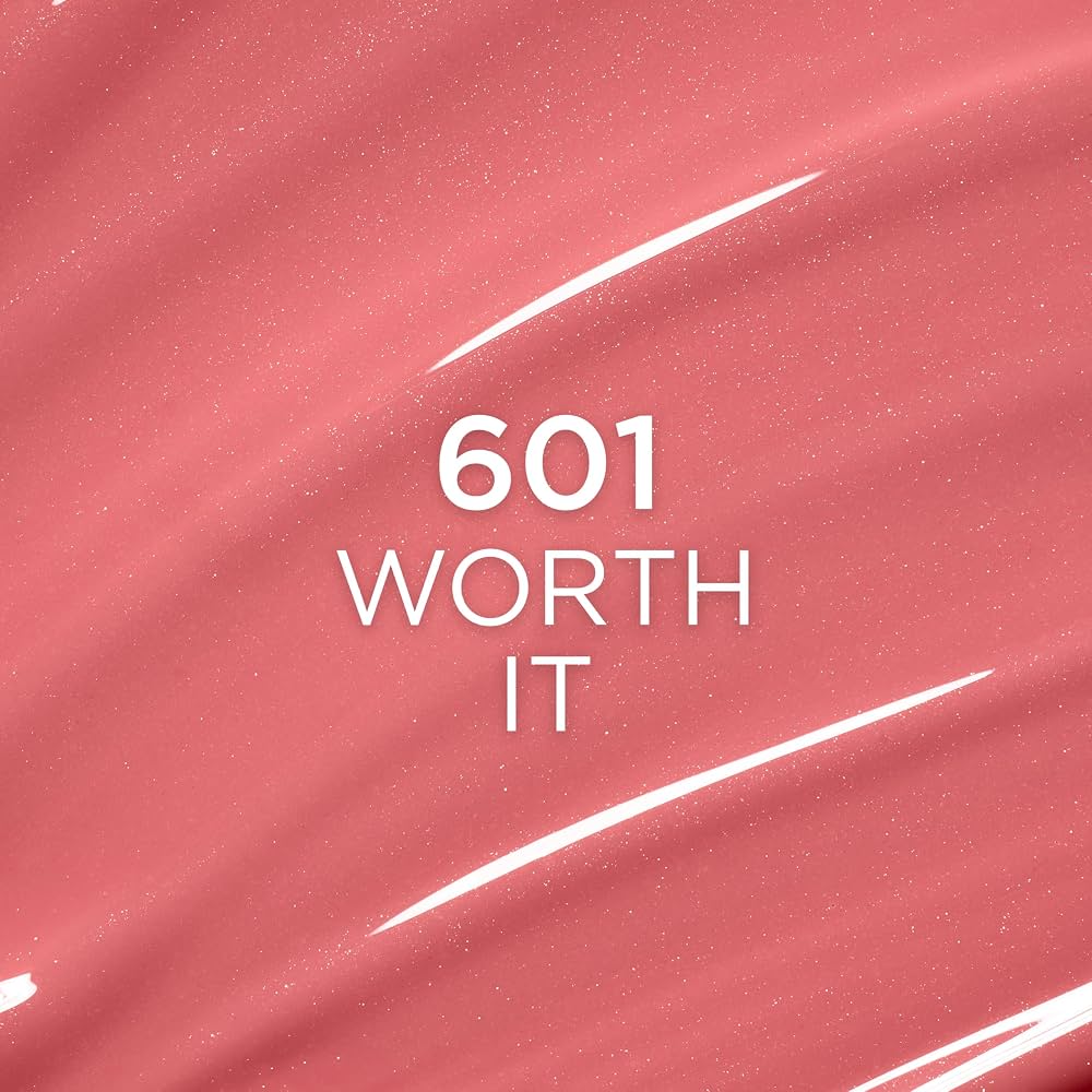 زيت الشفاه بلوم أمبيشن المرطب الغني بحمض الهيالورونيك والببتيدات درجة 601 (Worth It)من لوريال باريس