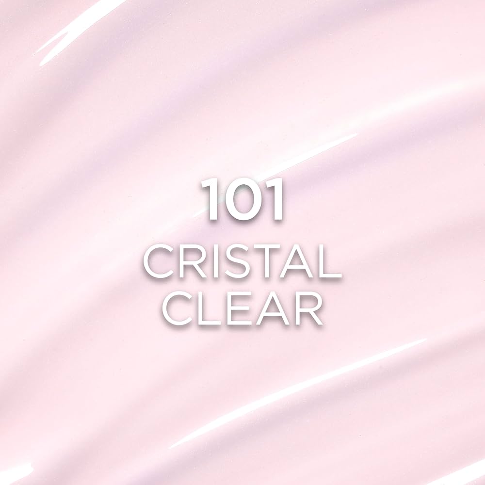 ملمع شفاه وزيت ترطيب لوريال باريس - بلب أمبيشن، درجة 101 (Crystal Clear)