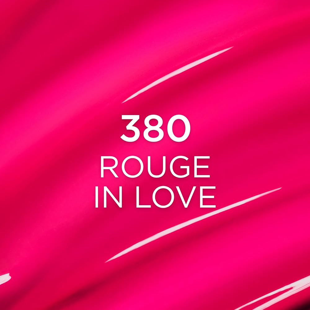 زيت الشفاه المرطب والنافخ لوريال باريس - بلب أمبيشن، درجة 380 (Rouge in Love)