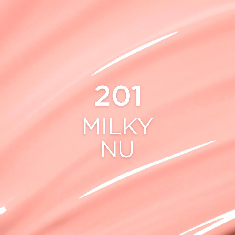 زيت الشفاه المرطب والنافخ لوريال باريس - بلب أمبيشن، درجة 201 (Milky Nude)