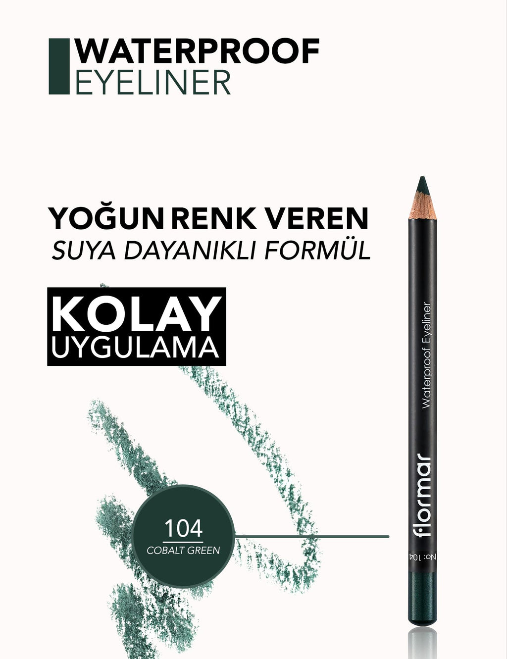 قلم كحل فلورمار اخضر 104من فلورمار